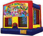 13x13 Happy Birthday Clown Bounce House 13x13 Happy Birthday Clown Bounce House
