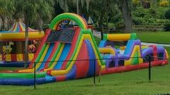 (16) 75 Foot Long Rockin Obstacle Course (16) 75 Foot Long Rockin Obstacle Course