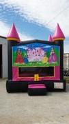 13x13 Hot Pink Castle w/ Princess 13x13 Hot Pink Castle w/ Princess